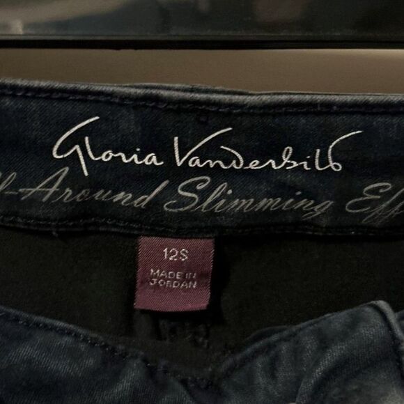 Gloria Vanderbilt Slimming Effect Jeans - Size 12 Short - Picture 3 of 5